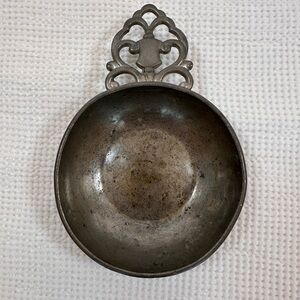 Vintage Pewter Royal Holland Porringer Bowl Trinket Dish